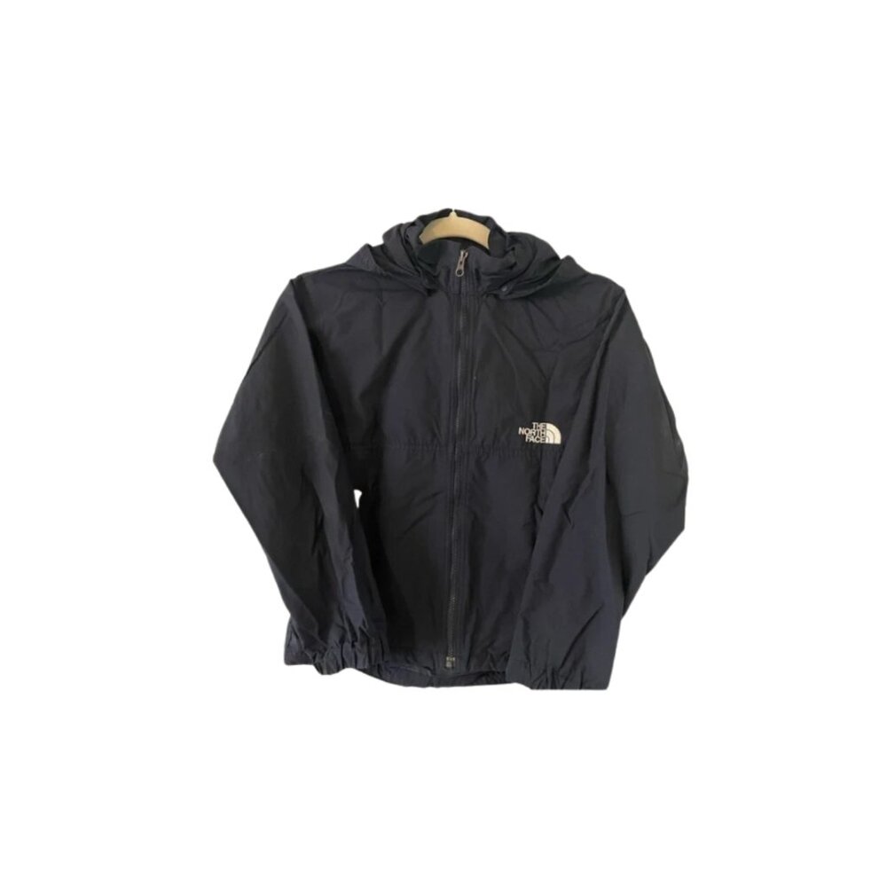The North Face Youth Hooded Windbreaker – Navy | Size 140 (US Medium)